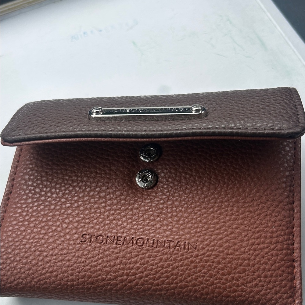 Stone Mountain Tan Leather Wallet